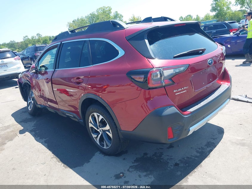 Vin: 4s4btanc8l3185874, lot: 46253993, subaru outback limited 20203