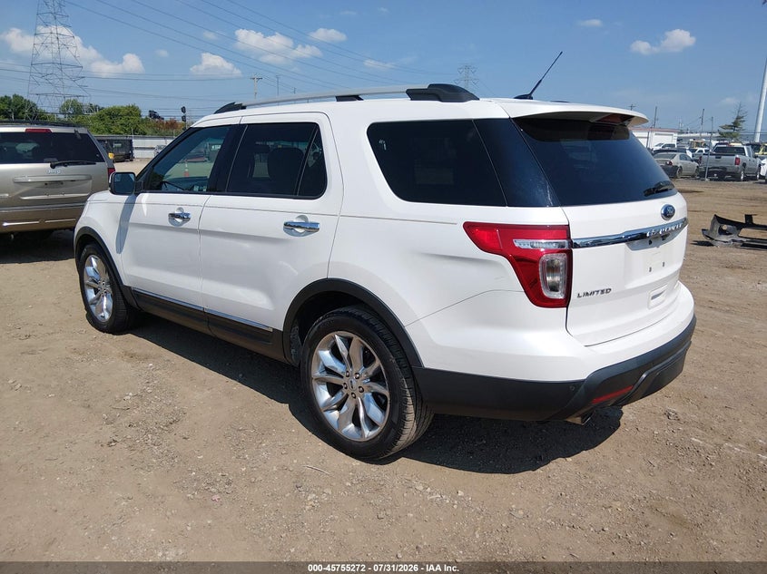 Vin: 1fm5k7f86dga11695, lot: 46253994, ford explorer limited 20133