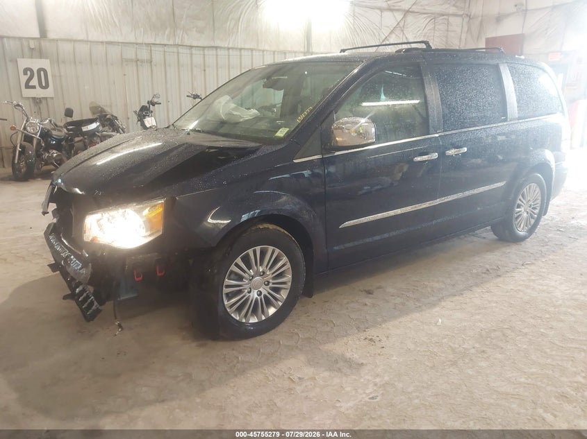 Vin: 2c4rc1cg0dr648933, lot: 46254001, chrysler town & country touring-l 20132