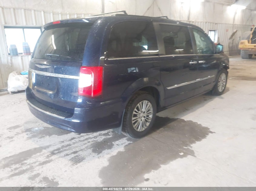 Vin: 2c4rc1cg0dr648933, lot: 46254001, chrysler town & country touring-l 20134