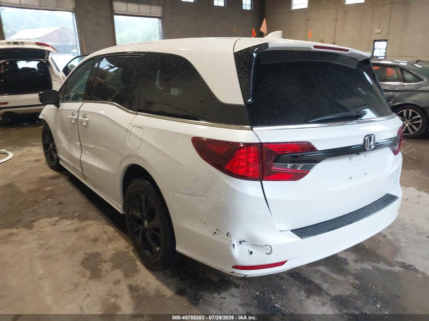 Vin: 5fnrl6h71pb033989, lot: 46254005, honda odyssey sport 20233