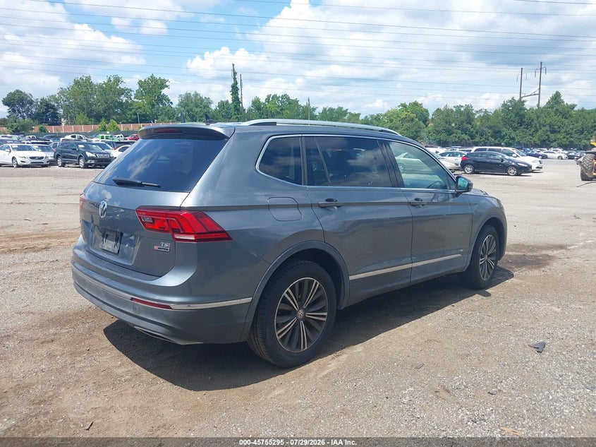 Vin: 3vv2b7ax4jm015320, lot: 46254017, volkswagen tiguan 2.0t se/2.0t sel 20184