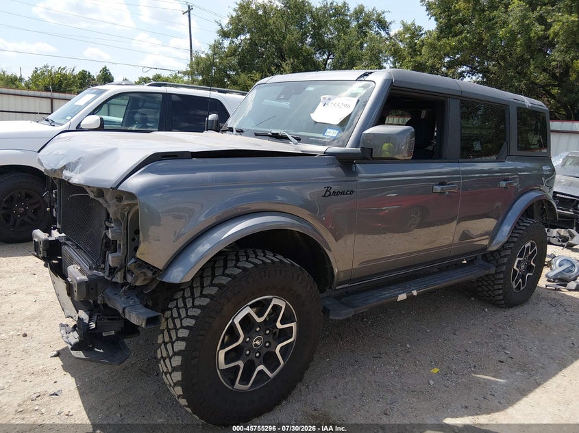 Vin: 1fmde5bh7nla98724, lot: 46254018, ford bronco outer banks 20222