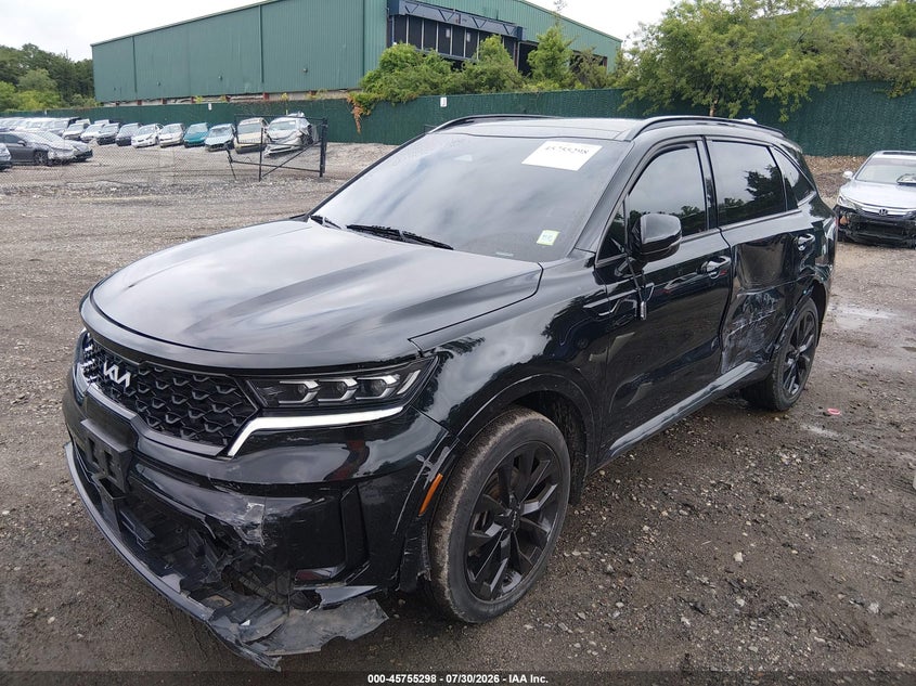 Vin: 5xyrkdlf6ng111100, lot: 46254020, kia sorento sx 20222