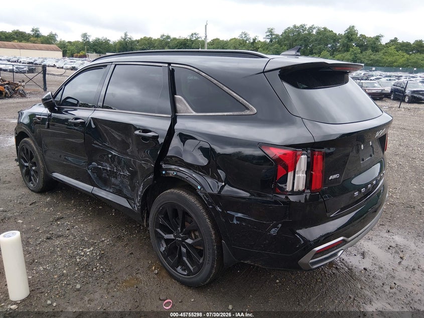 Vin: 5xyrkdlf6ng111100, lot: 46254020, kia sorento sx 20223
