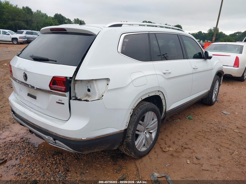 Vin: 1v2nr2ca8jc502927, lot: 46254025, volkswagen atlas 3.6l v6 sel premium 20184