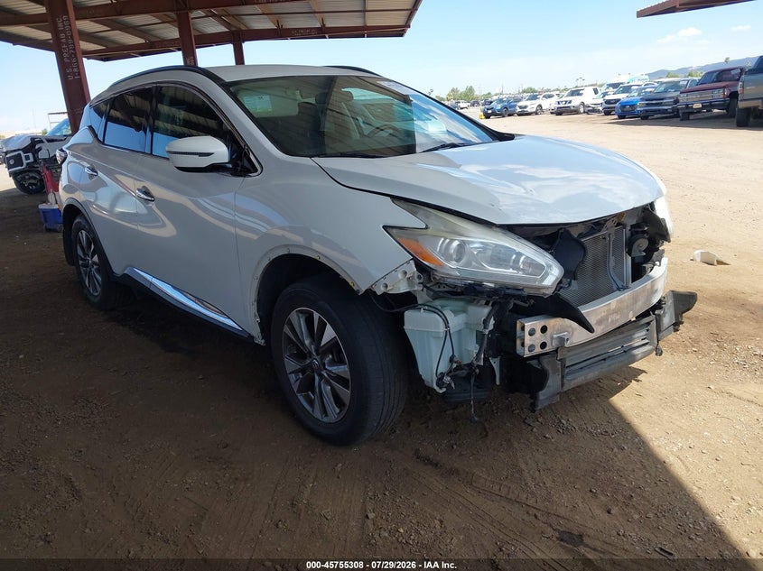 Vin: 5n1az2mg6hn177367, lot: 46254030, nissan murano sv 2017 img_1