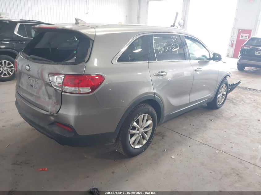 Vin: 5xypgda38jg431983, lot: 46254039, kia sorento 2.4l lx 20184