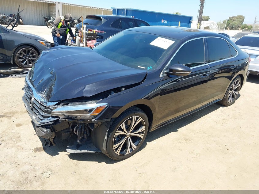Vin: 1vwsa7a31nc000549, lot: 46254051, volkswagen passat 2.0t se 20222