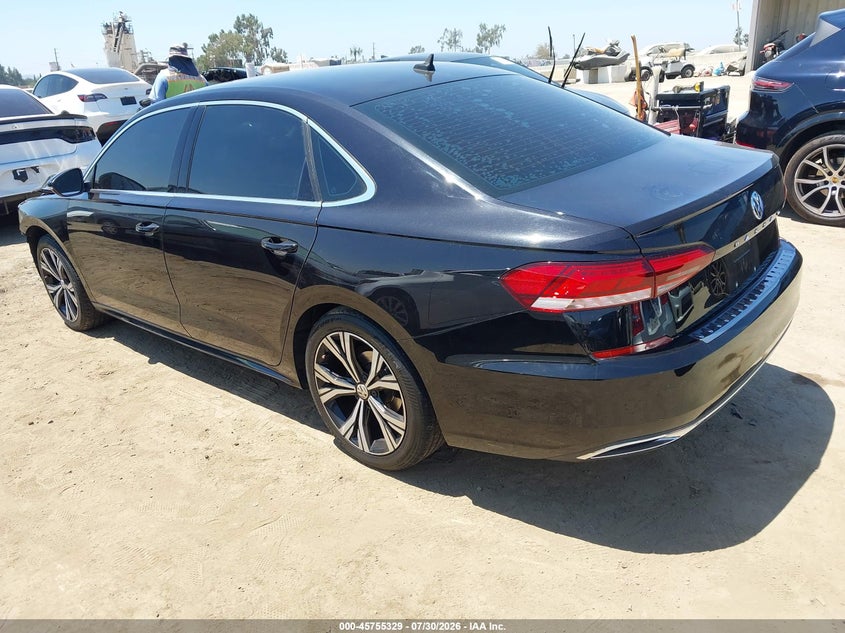 Vin: 1vwsa7a31nc000549, lot: 46254051, volkswagen passat 2.0t se 20223
