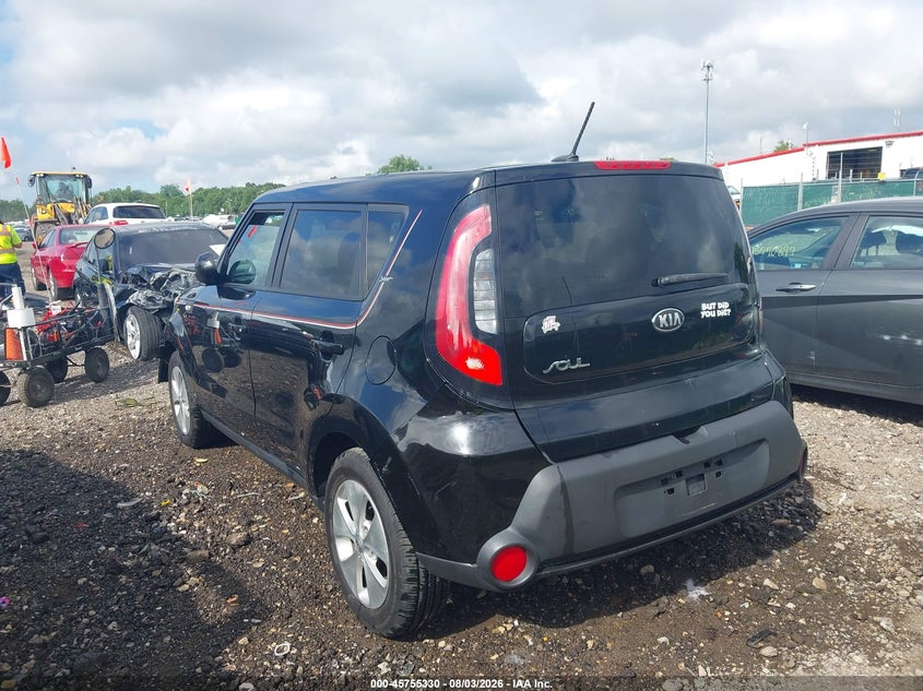 Vin: kndjn2a2xe7099863, lot: 46254052, kia soul 20143