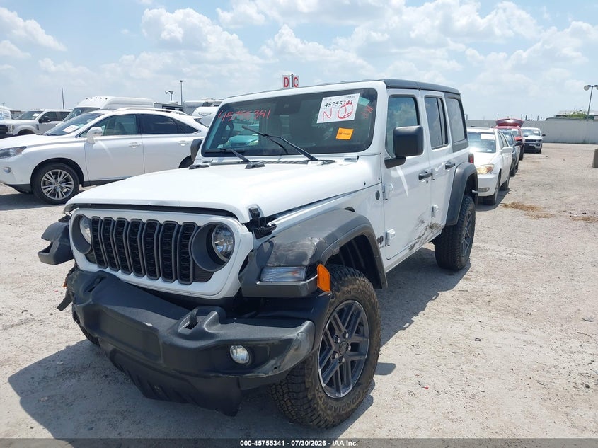 Vin: 1c4pjxdn3sw505833, lot: 46254063, jeep wrangler 4-door summit 4x4 20252