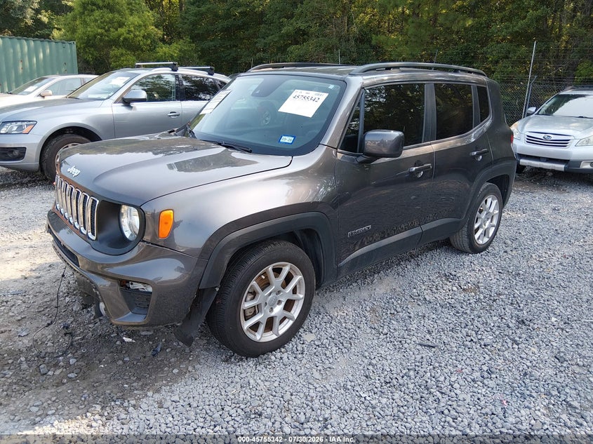 Vin: zacnjcbb6mpm31801, lot: 46254064, jeep renegade latitude fwd 20212