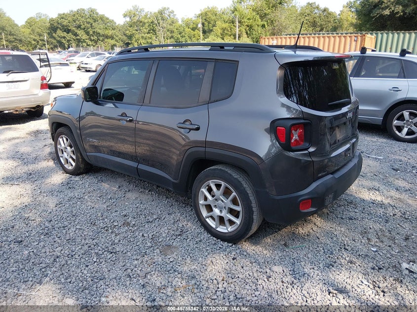 Vin: zacnjcbb6mpm31801, lot: 46254064, jeep renegade latitude fwd 20213