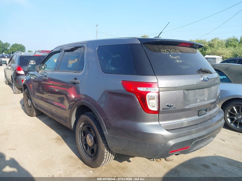 2014 FORD UTILITY POLICE INTERCEPTOR auction photo 3