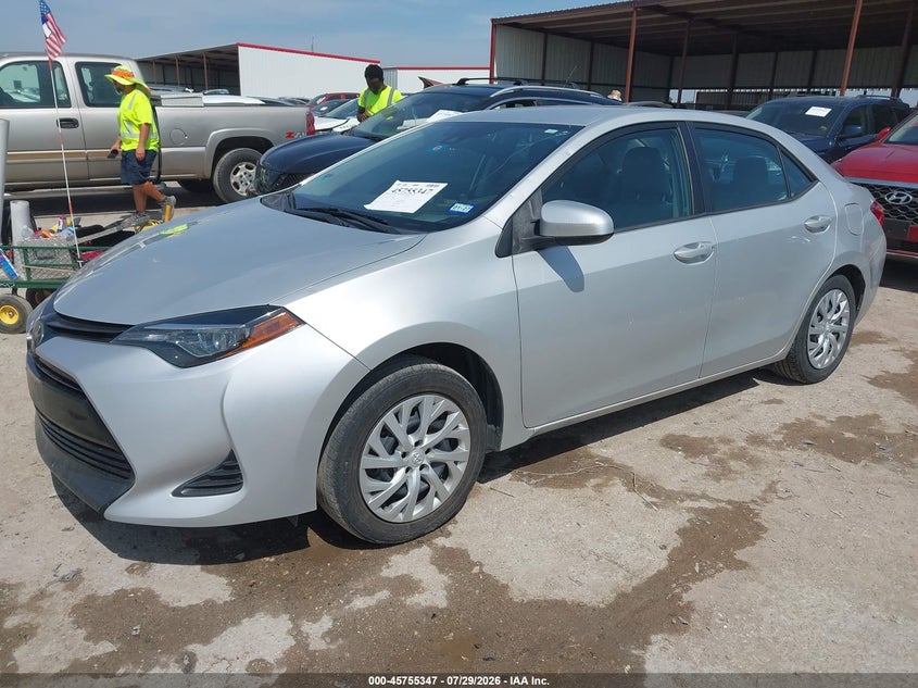 Vin: 5yfburhexkp891747, lot: 46254069, toyota corolla le 20192