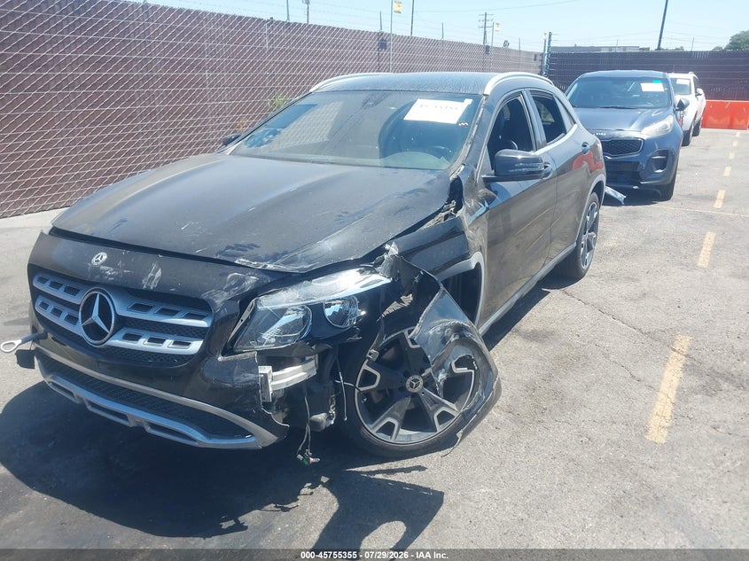 Vin: wdctg4eb7ku009679, lot: 46254078, mercedes-benz gla 250 20192
