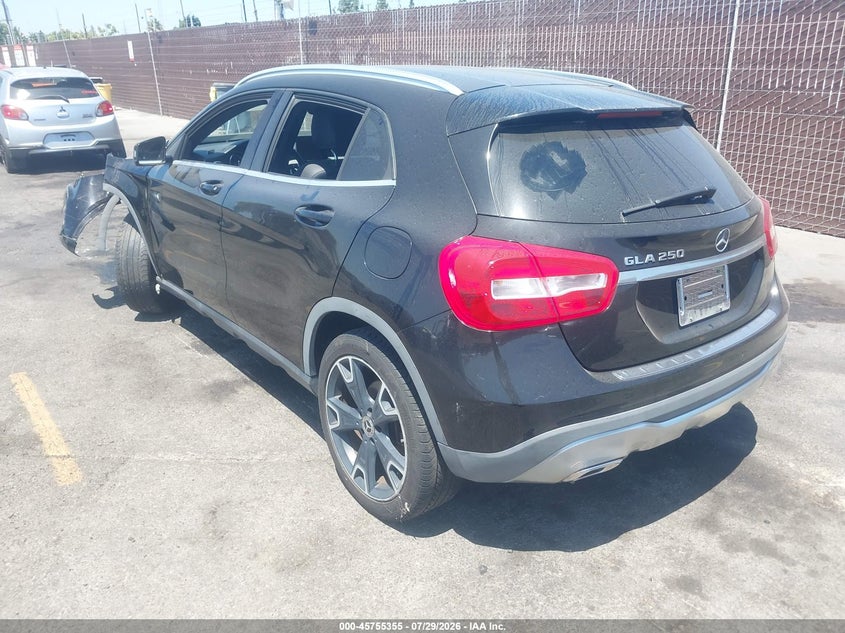 Vin: wdctg4eb7ku009679, lot: 46254078, mercedes-benz gla 250 20193
