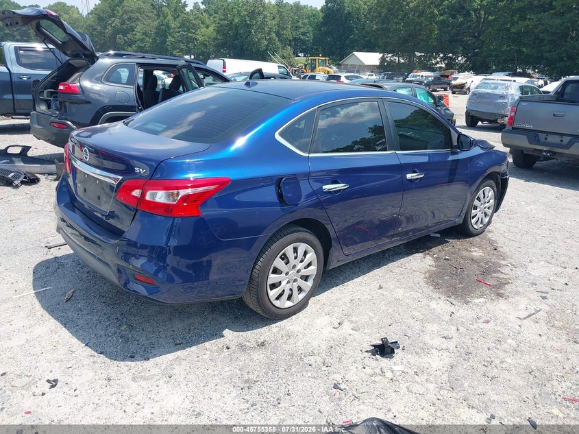 Vin: 3n1ab7ap4gy319410, lot: 46254080, nissan sentra sv 20164