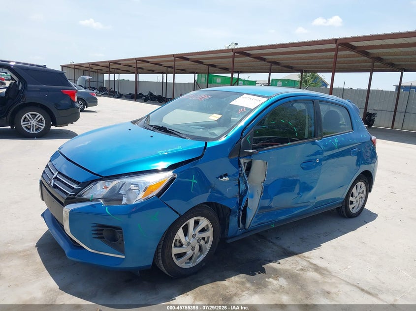 Vin: ml32auhj0mh008152, lot: 46254120, mitsubishi mirage carbonite edition/es/le 20212