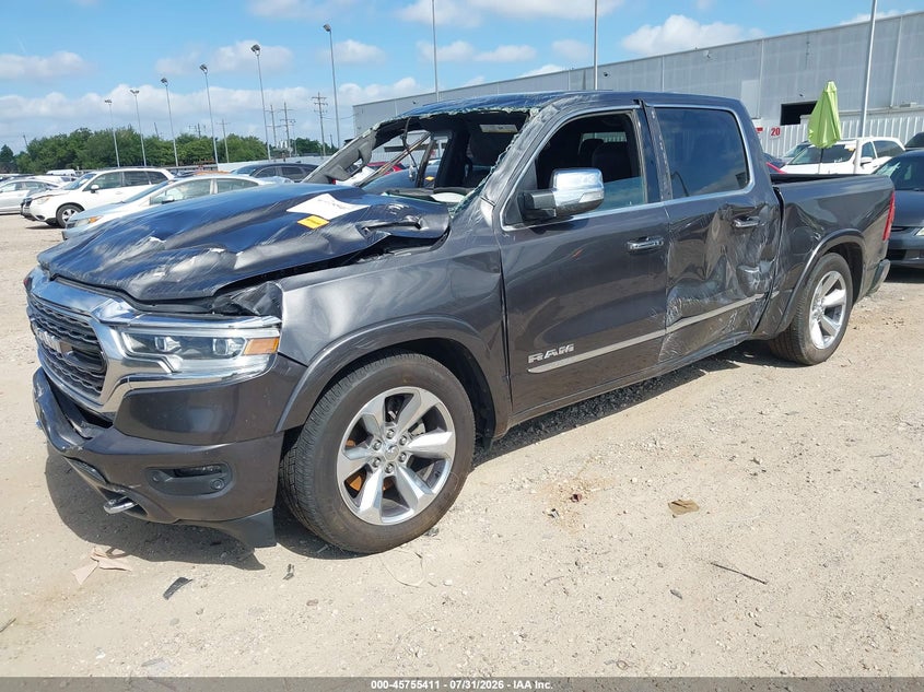 Vin: 1c6srfht5ln217543, lot: 46254133, ram 1500 limited  4x4 5'7 box 20202