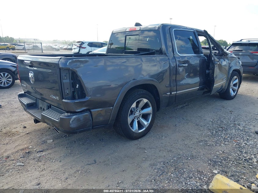 Vin: 1c6srfht5ln217543, lot: 46254133, ram 1500 limited  4x4 5'7 box 20204