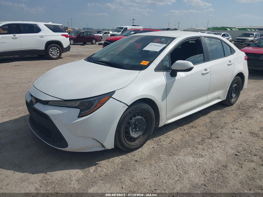 Vin: 5yfepmae8np330355, lot: 46254134, toyota corolla le 20222
