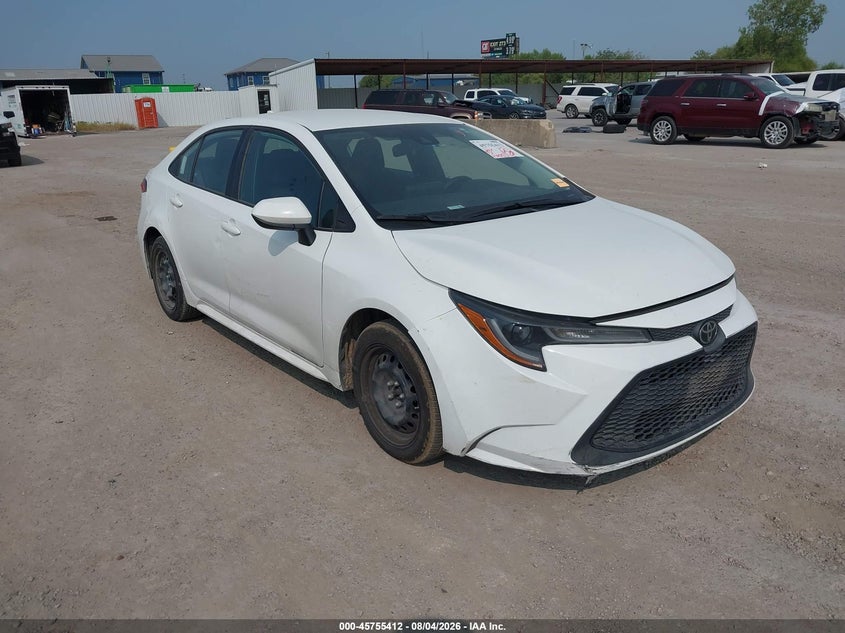 Vin: 5yfepmae8np330355, lot: 46254134, toyota corolla le 20221