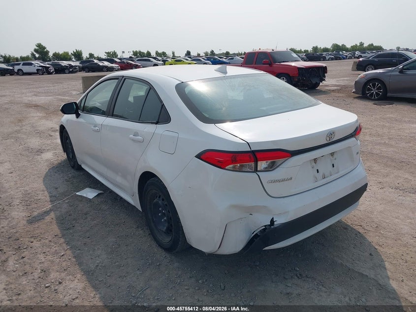 Vin: 5yfepmae8np330355, lot: 46254134, toyota corolla le 20223