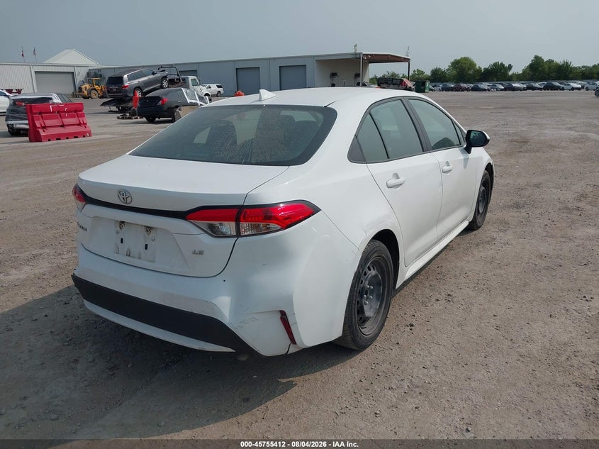 Vin: 5yfepmae8np330355, lot: 46254134, toyota corolla le 20224