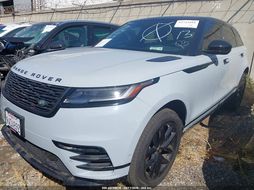 Vin: salyl2ex1ta814144, lot: 46254138, land rover range rover velar p250 dynamic se 20262