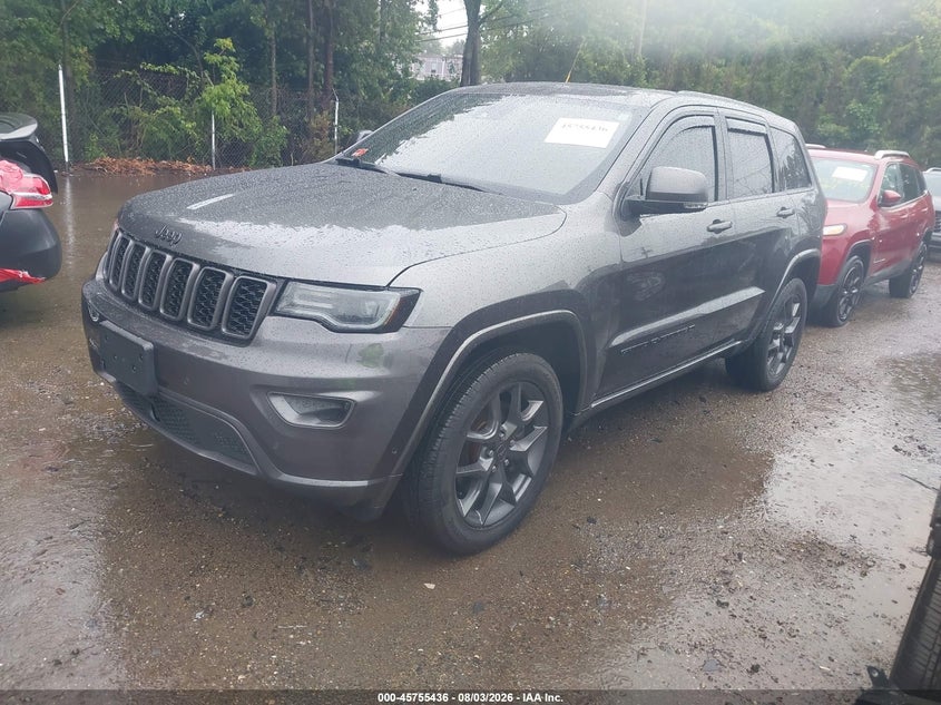 Vin: 1c4rjfbg8mc593791, lot: 46254158, jeep grand cherokee 80th anniversary 4x4 20212