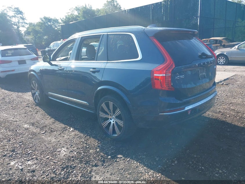 2023 VOLVO XC90 RECHARGE PLUG-IN HYBRID auction photo 3
