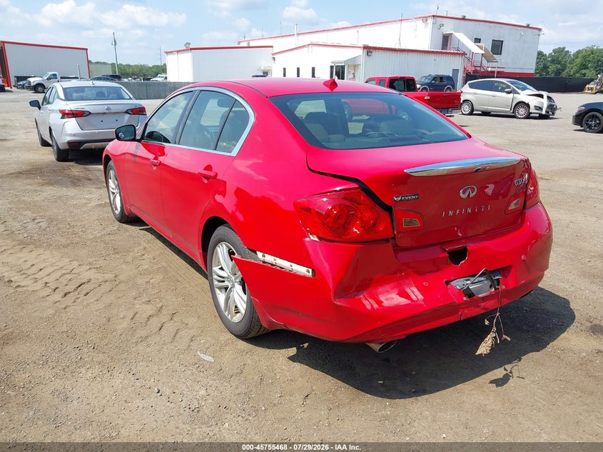 Vin: jn1cv6ar9dm352154, lot: 46254190, infiniti g37x 20133