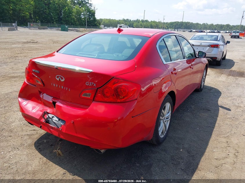 Vin: jn1cv6ar9dm352154, lot: 46254190, infiniti g37x 20134