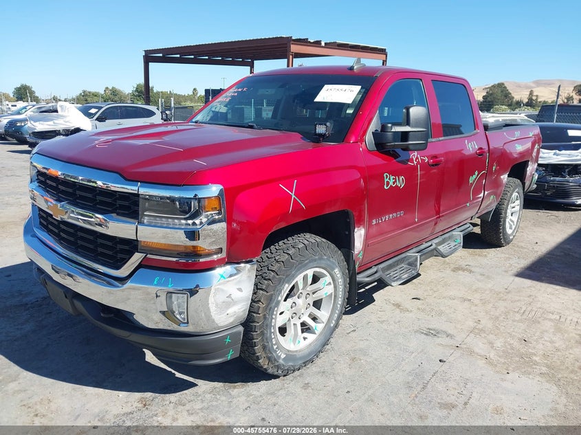 Vin: 3gcukrec3jg455375, lot: 46254198, chevrolet silverado 1500 1lt 20182