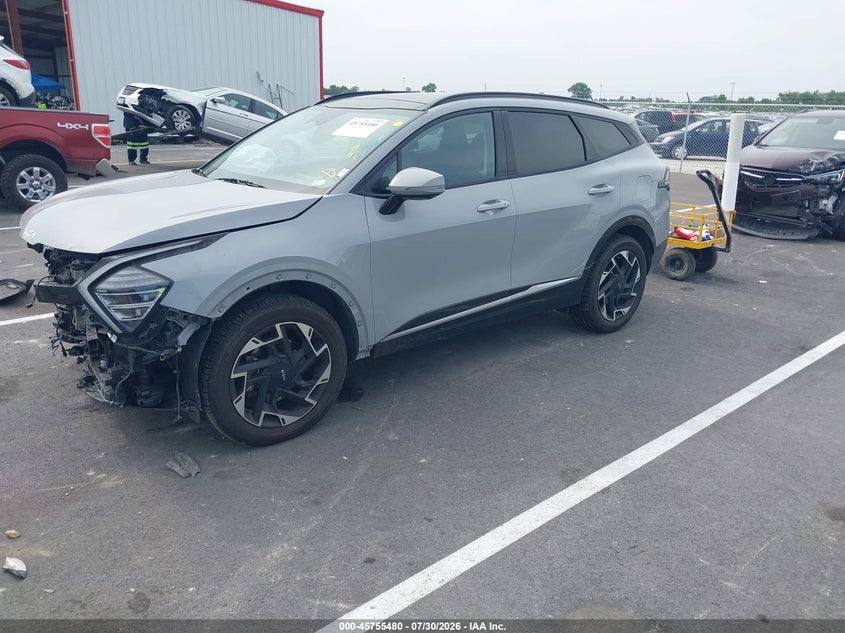 Vin: 5xyk5caf1pg014797, lot: 46254202, kia sportage sx-prestige 20232