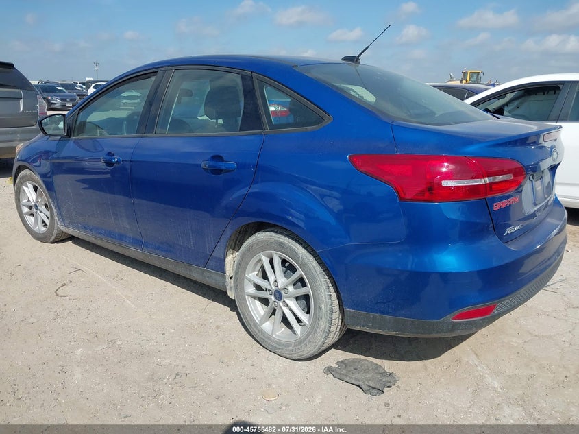 Vin: 1fadp3f24jl328857, lot: 46254204, ford focus se 20183