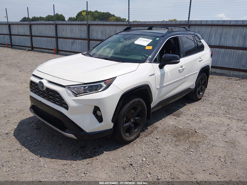 Vin: jtmewrfv2kj008786, lot: 46254205, toyota rav4 hybrid xse 20192