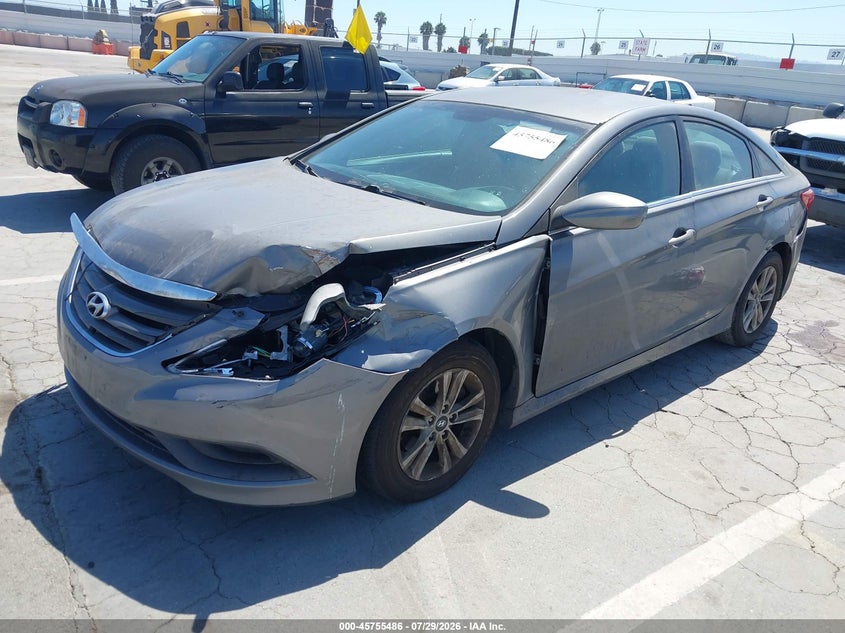Vin: 5npeb4ac8eh868807, lot: 46254208, hyundai sonata gls 20142