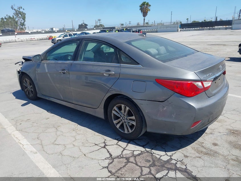 Vin: 5npeb4ac8eh868807, lot: 46254208, hyundai sonata gls 20143