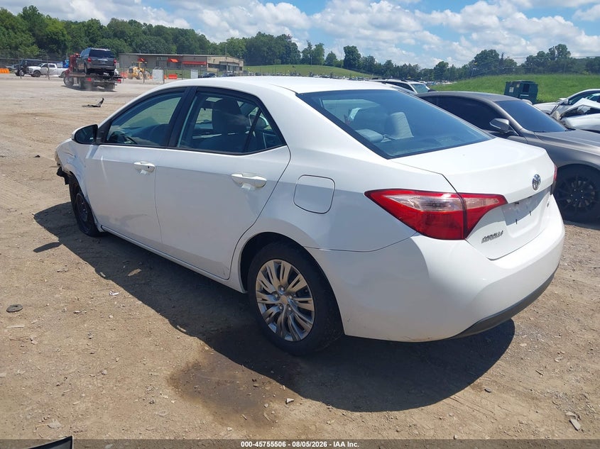 Vin: 5yfburhe6jp811178, lot: 46254228, toyota corolla le 20183