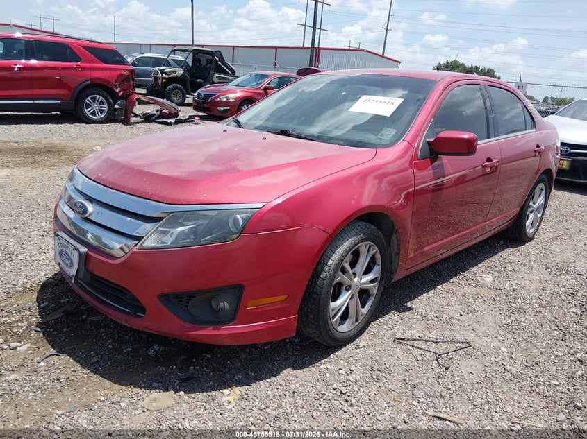 Vin: 3faht0ha5tr246449, lot: 46254240, ford fusion 20122