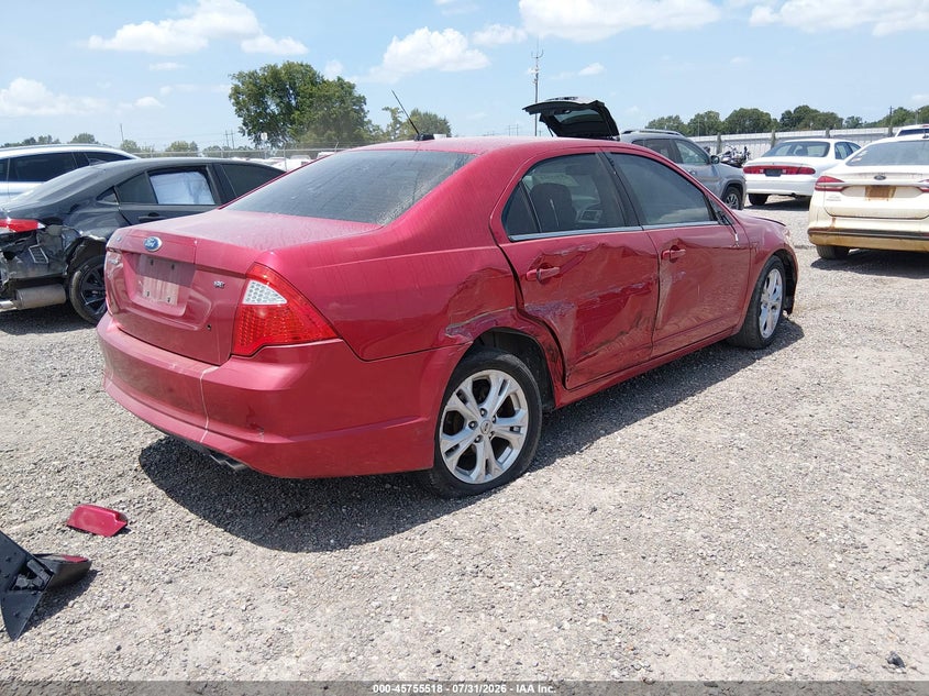 Vin: 3faht0ha5tr246449, lot: 46254240, ford fusion 20124