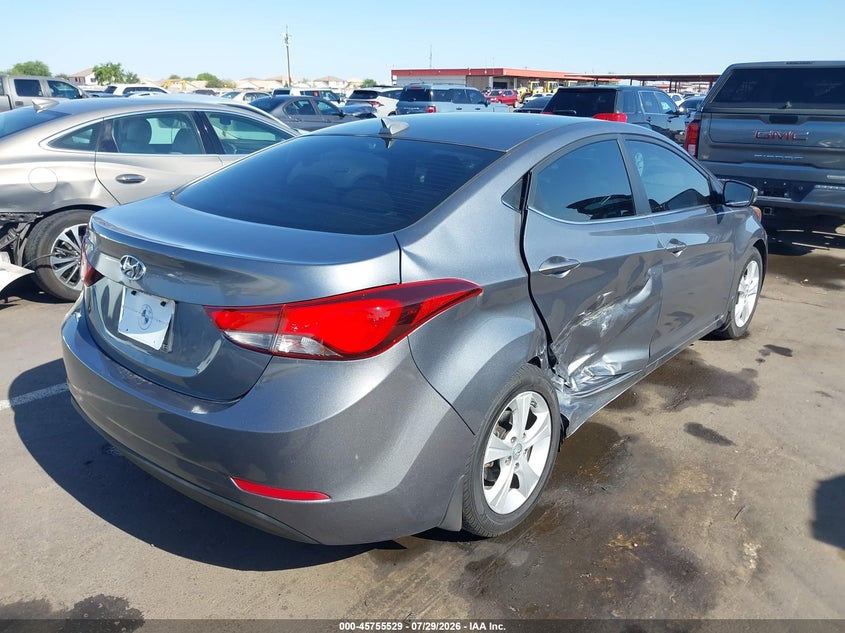 Vin: kmhdh4ae4gu610252, lot: 46254251, hyundai elantra value edition 20164