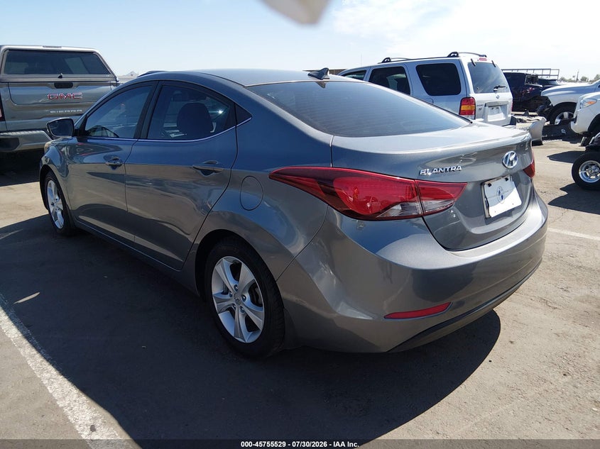 Vin: kmhdh4ae4gu610252, lot: 46254251, hyundai elantra value edition 20163