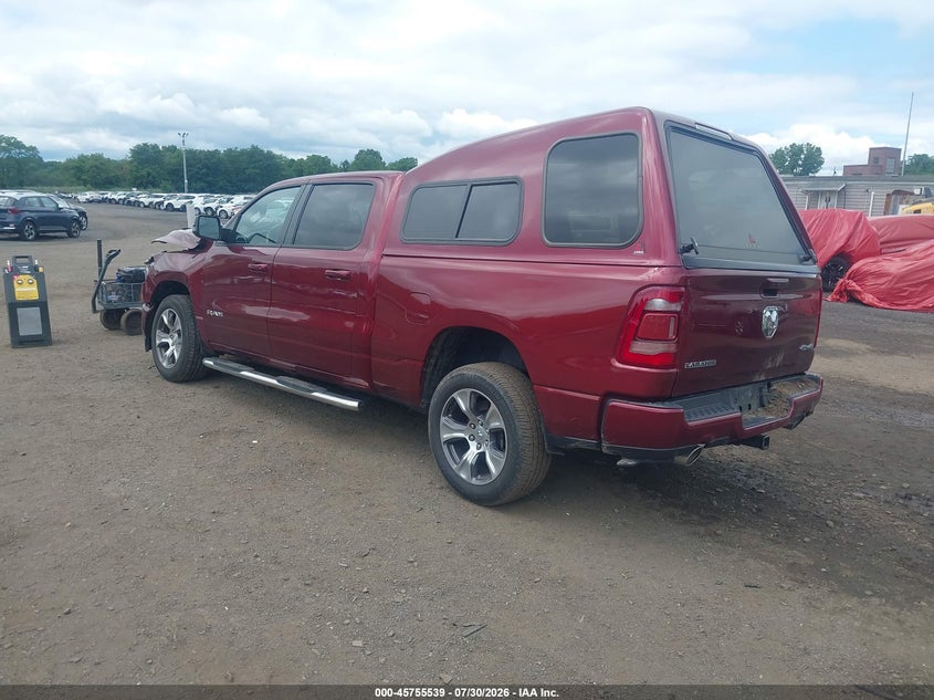 Vin: 1c6srfrt4rn110054, lot: 46254261, ram 1500 laramie  4x4 6'4 box 20243