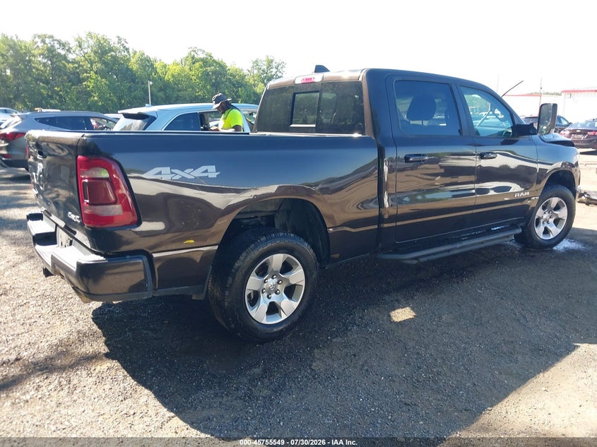 Vin: 1c6srfmt6kn854395, lot: 46254271, ram 1500 big horn/lone star  4x4 6'4 box 20194
