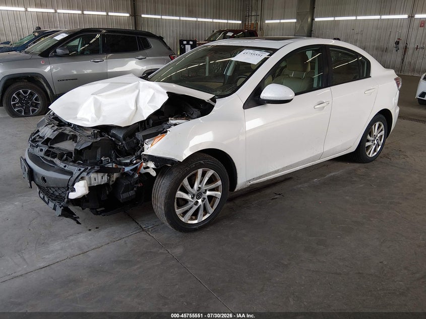 Vin: jm1bl1w76d1817077, lot: 46254273, mazda mazda3 i grand touring 20132