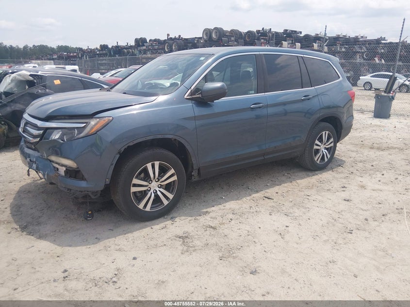 Vin: 5fnyf6h5xjb013751, lot: 46254274, honda pilot ex-l 20182